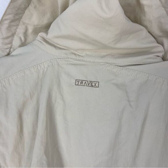 Eddie Bauer Travex Cream Vest Women’s Small Packable Quick Dry Hiking Trekking - Picture 10 of 13